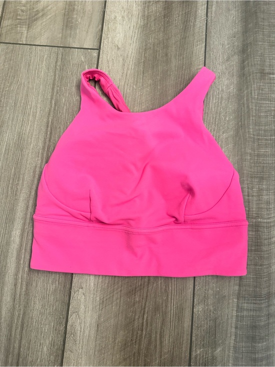 lululemon athletica Other - lululemon athletica Hot Pink High-Neck Sports Bra